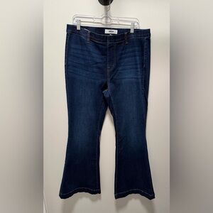 Dark Blue Flare Jeans